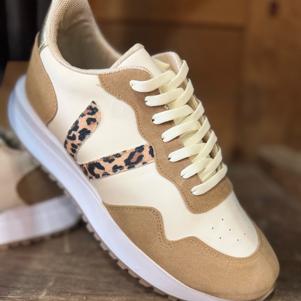 Leopard Sneakers Size 10 New in Box